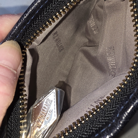 NWOT! MZ Wallace Dark Blue Shoulder Bag with Gold Details - Picture 9 of 15